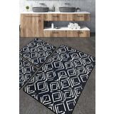 Cenero Banyo Halısı Djt 3lü Set Banyo Halısı Paspas Yıkanabilir Kaymaz