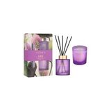 CENES Lily Reed Diffuser 200 ml + Candle 200 g Gift Set / Çubuklu Oda Kokusu+Mum Hediye Seti