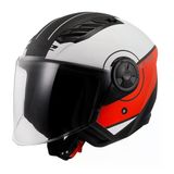 Çenesiz Kask Ls2 Aırflow 2 Cover Mat Siyah Kırmızı Beyaz Orjinal L
