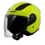 Çenesiz Kask Ls2 Airflow 2 Neon Sari L