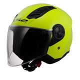 Çenesiz Kask Ls2 Airflow 2 Neon Sari S