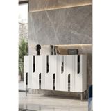 CENEYRA KA1231BS NOTA Konsol ve Tv Sehpası BEYAZ - SILVER 120 CM