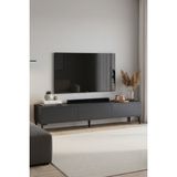 CENEYRA TSA1899A - APLOS TSA180 TV STAND, TV SEHPASI ve TV ÜNİTESİ ANTRASİT 180CM