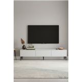 Ceneyra TSA1899B - Aplos TSA180 Tv Stand, Tv Sehpası ve Tv Ünitesi 180CM Beyaz