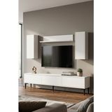 Ceneyra TVR1899B - Aplos TVR180 Tv Ünitesi Takım , Tv Sehpası 180CM Beyaz