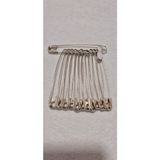 Çengel Iğne Çatal Iğne Firkete Iğne 8.5cm 12li Battal Boy Çok Amaçlı Iğne No7 - 8,5cm