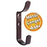 Cengel Metal Portmanto Vestiyer Duvar Dolap Elbise Askisi Bakir Mobilya Kapi Askiligi Aparati
