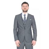 Cengiz Inler Desenli Yelekli Erkek Takim Elbise