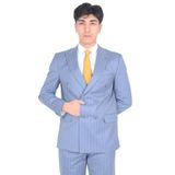 Cengiz İnler Erkek Kruvaze Takım Elbise MAVİ 50