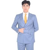 Cengiz İnler Erkek Kruvaze Takım Elbise MAVİ 56
