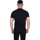 Cengiz İnler Erkek O Yaka Floş T-Shirt - Siyah