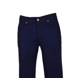 Cengiz İnler Fermuarlı 5 Cep Slim Fit Armürlü Erkek Kanvas Pantolon
