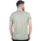 Cengiz Inler Geometrik Desen Erkek Polo Yaka T-Shirt