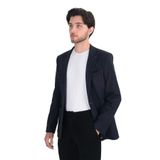 Cengiz İnler Kendinden Desenli Dikişli Kırlangıç Yaka Torba Cepli Slim Fit Erkek Ceket