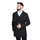 Cengiz Inler Kruvaze Mono Yaka Duz Erkek Trenckot
