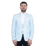 Cengiz Inler Mono Yaka Cift Yirtmacli Slimfit Erkek Ceket