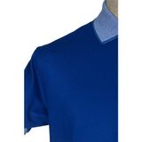 Cengiz Inler Polo Yaka Cepli Erkek T-Shirt - Saks Mavi