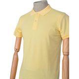 Cengiz İnler Polo Yaka Düz Slim Erkek T-shirt - Sarı
