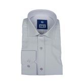 Cengiz İnler Standart Yaka Baklava İçi Kare Desen Slim Fit Erkek Pamuk Gömlek