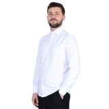 Cengiz Inler Standart Yaka Cepsiz Filafil Doku Slim Fit Erkek Gomlek