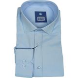 Cengiz İnler Standart Yaka Düz Slim Fit Erkek Pamuk Gömlek - XS - Buz Mavisi