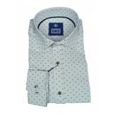 Cengiz İnler Standart Yaka Sinek Desen Slim Fit Erkek Pamuk Gömlek