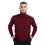 Cengiz İnler Tam Balıkçı Yaka Yünlü Erkek Triko Kazak