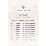 Cengiz İnler Yaka Kürklü Kruvaze Kaşmir Yün Erkek Kaşe Kaban - 52 - Açık Gri
