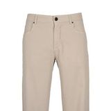Cengiz İnler Yan Fermuarlı Dik Çizgili Slim Fit Erkek Kanvas Pantolon