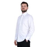 Cengiz Inler Yarasa Yaka Pamuk Saten Cepsiz Slim Fit Erkek Gomlek