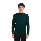 Cengiz Inler Yarim Balikci Yaka Desenli Yunlu Erkek Triko Kazak