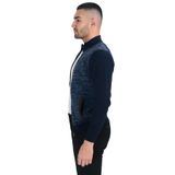 Cengiz Inler Yarim Balikci Yaka Kapitone Fermuarli Erkek Triko Hirka