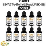 Cengo 10 Adet Tahta Kalemi Mürekkebi 100 ml - Siyah
