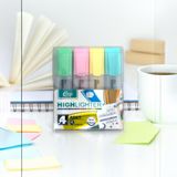 Cengo 4 lü Highlighter Fosforlu Kalem PASTEL RENKLER