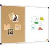 Cengo 45X60 cm Çift Fonksiyonlu Aluminyum Çerçeve Yazı Tahtası - Pratik Kullanım İçin İdeal
