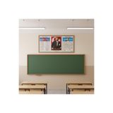 Cengo 45x90 Cm Atatürk Köşesi Ham Mdf Çerçeveli Milli Levha Tablo