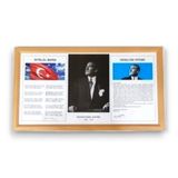 Cengo 45X90 Mdf Çerçeve 3 Lü Milli Levha Seti