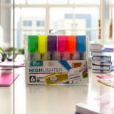 Cengo 6 lı Highlighter Fosforlu Kalem Seti NEON SERİSİ