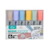 Cengo 6lı Fosforlu Kalem Retro Renkler CGO803