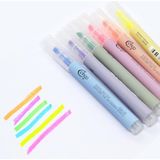 Cengo 6'lı Fosforlu Kalem Seti – Karışık Pastel Renkler, İnce Uç ve Ergonomik Kullanım Rahatlığı