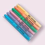 Cengo 6'lı Pastel Highlighter Kalem Seti Renkli ve Kullanışlı Ofis Malzemesi