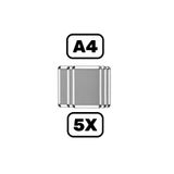 Cengo A4 Alüminyum Rondo Açılır Kapanır Çerçeve 21X30 5 Lİ Paket
