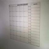 Cengo Aylık Planlayıcı Takvim Çizelgesi 100x110 Cm Kağıt Tahta + Doldurulabilir Tahta Kalemi Hediyeli