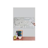 Cengo Cgo-0009 Türkiye Haritası Akıllı Kağıt Tahta, 48x93cm