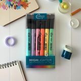 Cengo Çift Taraflı Fosforlu Kalem 6 lı Pastel Renkler