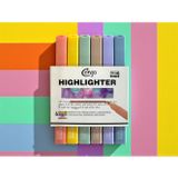 Cengo Kare Tip 6 lı Highlighter Fosforlu Kalem RETRO SERİSİ