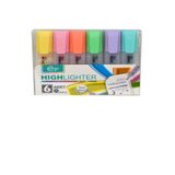 Cengo Pastel Renk Fosforlu Işaretleme Kalemi 6 Lı Set