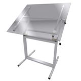 Cengo Profesyonel Ayaklı Camlı Çizim Masası 80x120 Cm