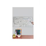 Cengo Türkiye Haritası Akıllı Kağıt Tahta, 48x93cm