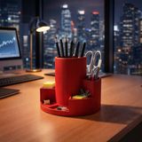 Cenikli Modern Masaüstü Organizer - Mavi